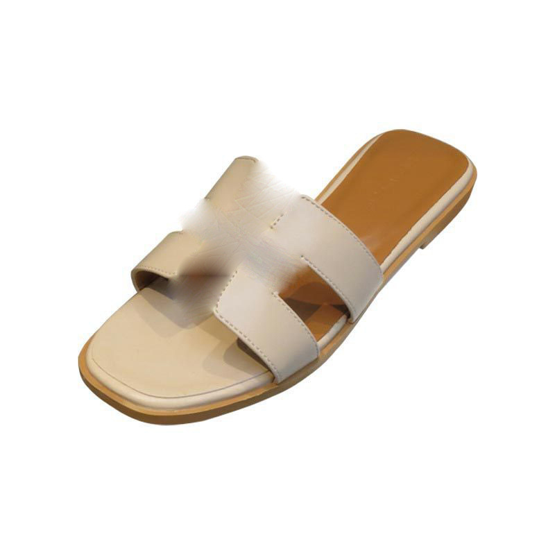 Moterų sandalai su rhinestones, kvadratinės nosies ir H formos dizainas, viršus iš superpluošto, padas iš gumos, vidinė medžiaga iš imitacinės odos, kvėpuojantys, lengvi, neslidūs