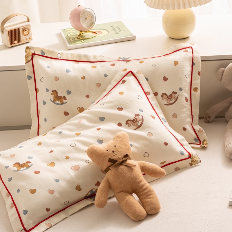 Pamukasta dvostruko pletena jastučnica za djecu, veličine 30x50 za bebu i 40x60 za učenika, paket od 2 kom.