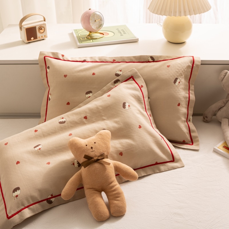Pamukasta dvostruko pletena jastučnica za djecu, veličine 30x50 za bebu i 40x60 za učenika, paket od 2 kom.
