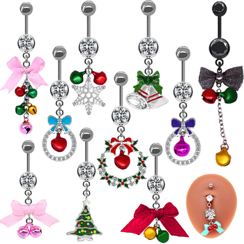 Köldökszép masni alakú ékszer, gyerekes, uniszex stílus; anyag: cinkötvözet; forma: masni; csomagolás: egyedi csomagolás.