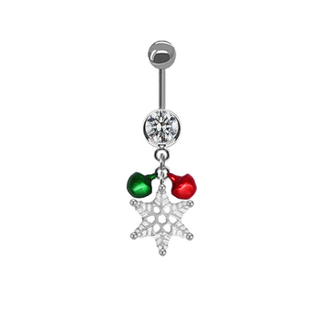 Köldökszép masni alakú ékszer, gyerekes, uniszex stílus; anyag: cinkötvözet; forma: masni; csomagolás: egyedi csomagolás.