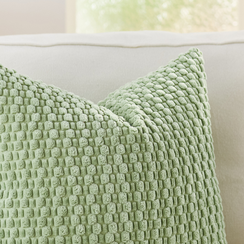 Corduroy navlaka jastuka s unutarnjim jezgrom — lumbalni jastuk za kauč i spavaću sobu, poliester navlaka, PP pamuk punjenje, šivanje splicing, moderan minimalistički stil