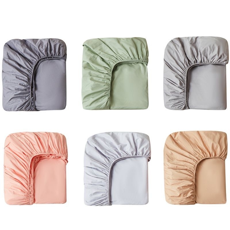 Elastični plaht za madrac od 60s pamuka, twill, jedne boje, za krevetu 1,5 m, sve sezone