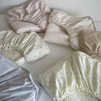 Korejskog stila, 100% pamuk, quilted, 360° potpuno pokrivajuća navlaka za madrac, zaštita od prašine