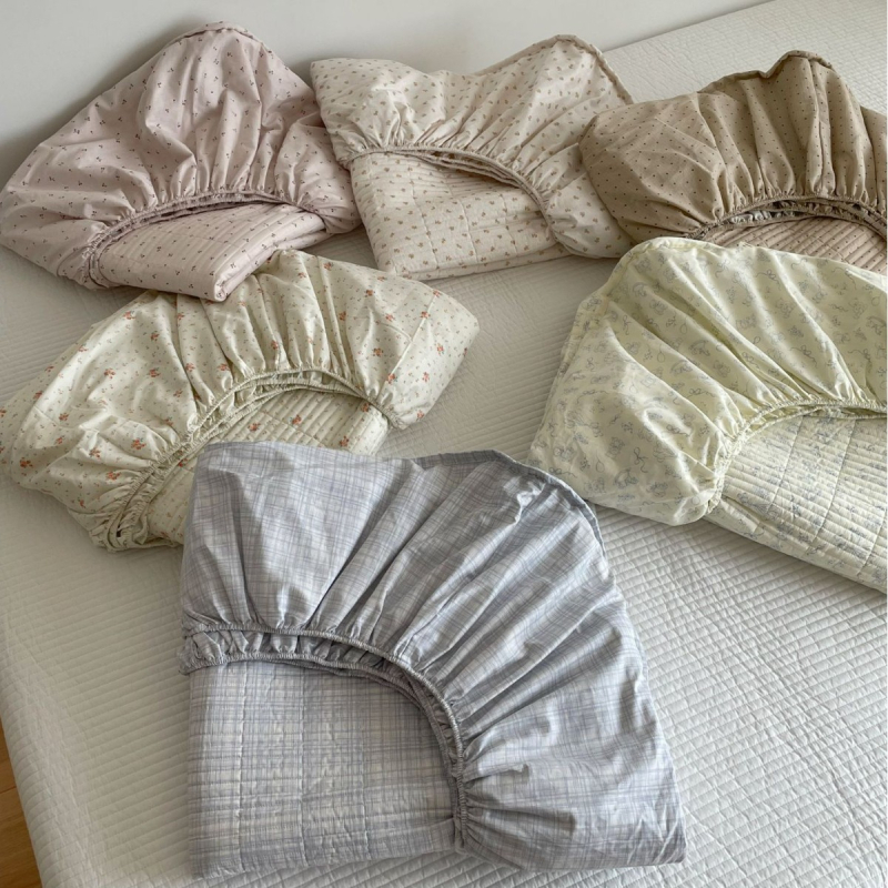 Korejskog stila, 100% pamuk, quilted, 360° potpuno pokrivajuća navlaka za madrac, zaštita od prašine