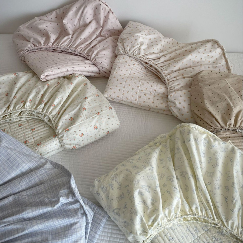 Korejskog stila, 100% pamuk, quilted, 360° potpuno pokrivajuća navlaka za madrac, zaštita od prašine