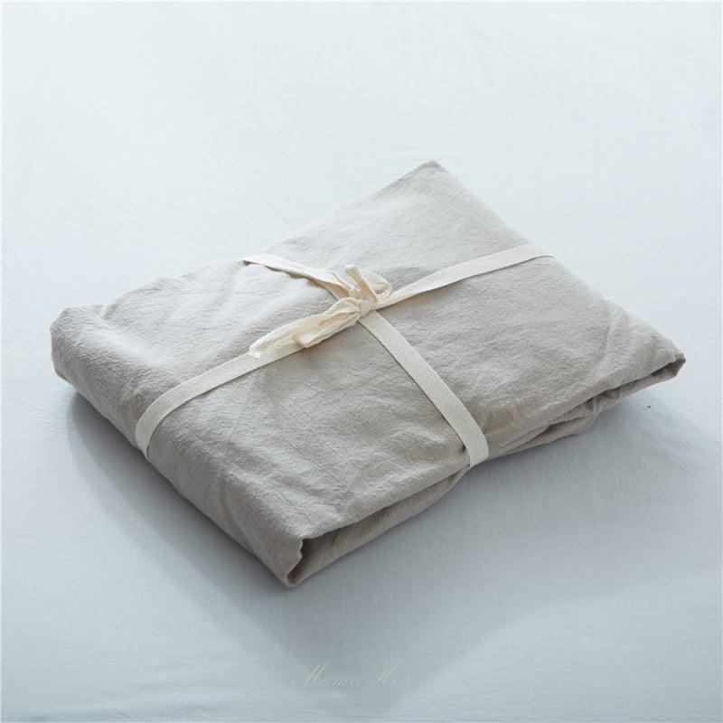 Fitted navlaka za krevet u japanskom stilu od 100% pamuka i navlaka za madrac od opranog pamuka, jednostavan pamuk, za tatami krevet.