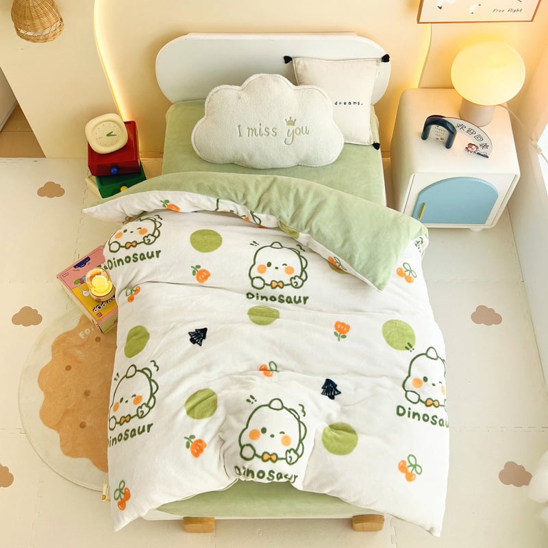 Gyerekeknek paplanhuzat - Geometriai és mesefigurás mintázat, reaktív nyomtatás, 300–500 g