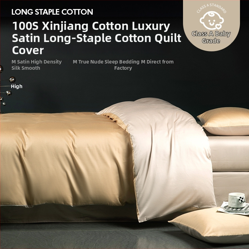 Paplanhuzat szatén pamutból, hosszú szálú, 100-as szálak, 1000–1500 g