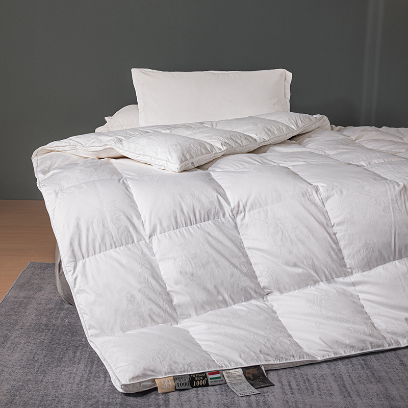 Paplanhuzat virágmintás Jacquard szövésű, reaktív nyomtatás és festés, 100% pamut