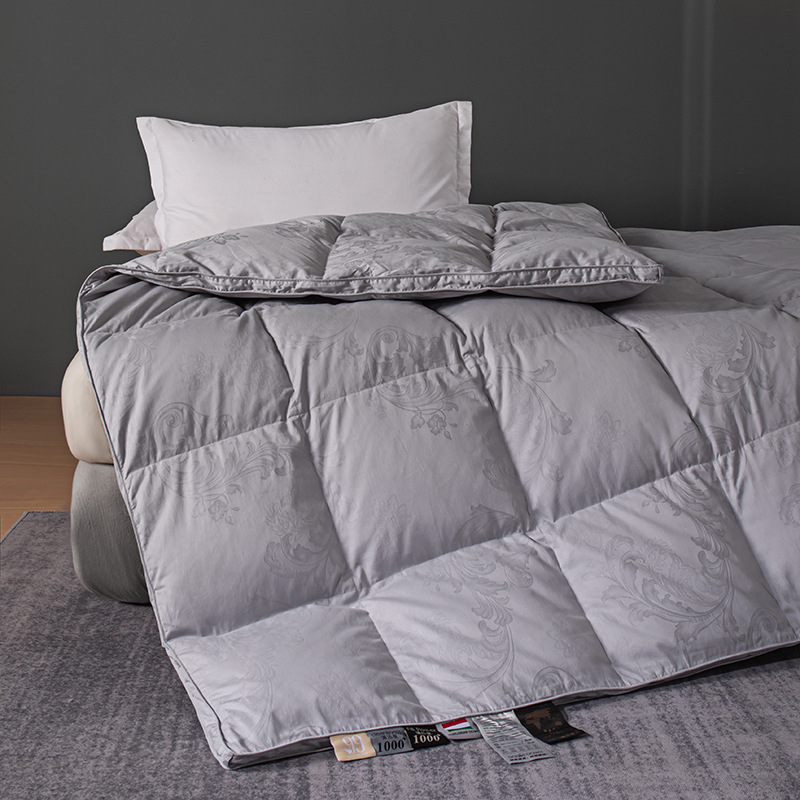 Paplanhuzat virágmintás Jacquard szövésű, reaktív nyomtatás és festés, 100% pamut