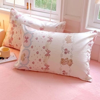 Paplanhuzat 100% pamut, twill szövés, reaktív nyomtatás és festés, rajzfilmszerű minta, hercegnő stílus