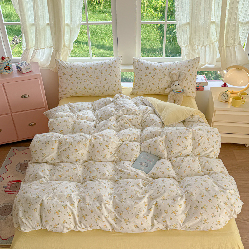 Paplanhuzat poliészterből, kétszálas kötött fonal, 2000–2500 g, Tie-Dye nyomtatás, INS stílus