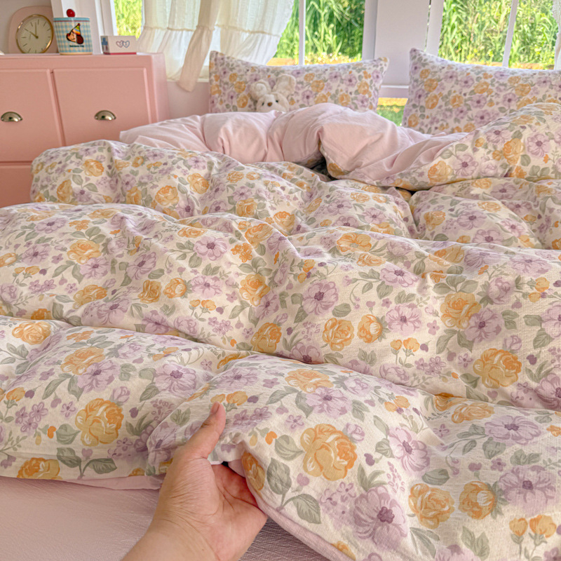 Paplanhuzat poliészterből, kétszálas kötött fonal, 2000–2500 g, Tie-Dye nyomtatás, INS stílus