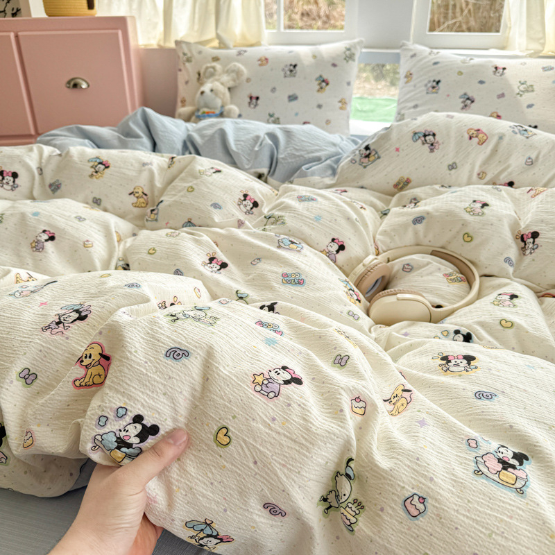 Paplanhuzat poliészterből, kétszálas kötött fonal, 2000–2500 g, Tie-Dye nyomtatás, INS stílus