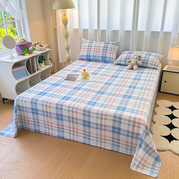 Oprani pamučni posteljni set od 3 dijela, za studentske domove, japanski stil, reaktivni tisak
