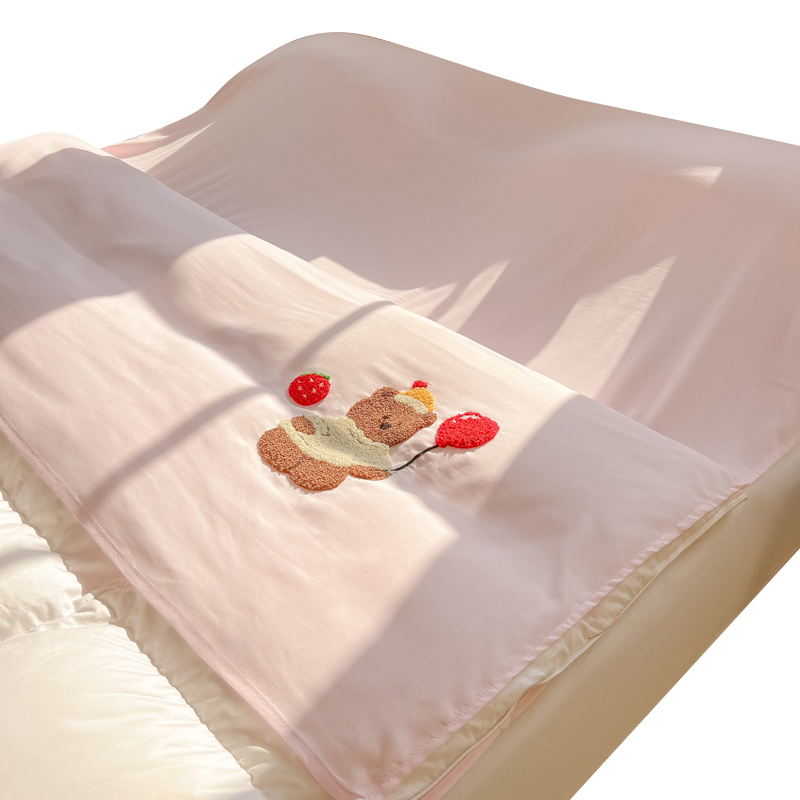 Putni set posteljine: četiri dijela, plahte i navlaka za pokrivač, poliester twill, reaktivna štampa i bojenje, karikaturan uzorak, premium proizvod