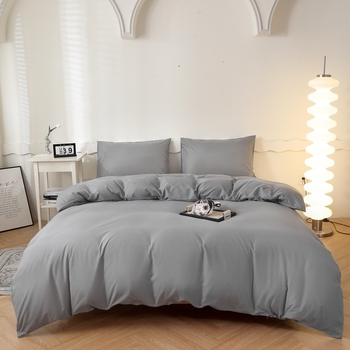 Egyszemélyes paplanhuzat, egyszínű, kémiai rostból, reakciós nyomtatás és festés, sima szövés, modern minimalist stílus