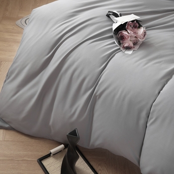 Egyszemélyes paplanhuzat, egyszínű, kémiai rostból, reakciós nyomtatás és festés, sima szövés, modern minimalist stílus