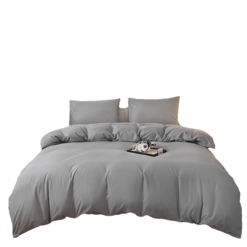 Egyszemélyes paplanhuzat, egyszínű, kémiai rostból, reakciós nyomtatás és festés, sima szövés, modern minimalist stílus