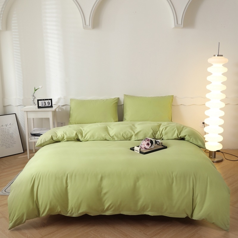 Egyszemélyes paplanhuzat, egyszínű, kémiai rostból, reakciós nyomtatás és festés, sima szövés, modern minimalist stílus