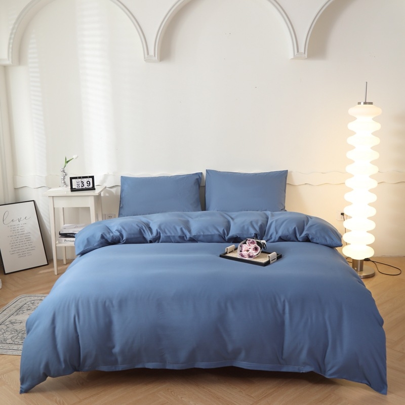 Egyszemélyes paplanhuzat, egyszínű, kémiai rostból, reakciós nyomtatás és festés, sima szövés, modern minimalist stílus