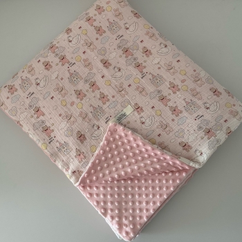 Fordított paplanhuzat: egyik oldal 100% pamut kettős rétegű ráncolt fonal, másik oldal bean velvet (100% poliészter); INS stílus, 1,5–2,0 kg, reaktív nyomtatás