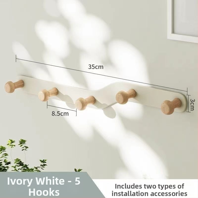 Geležinė durų kabykla su keliomis eilėmis, kabinimas už durų, 10 kg apkrova, šiuolaikinis minimalistinis stilius