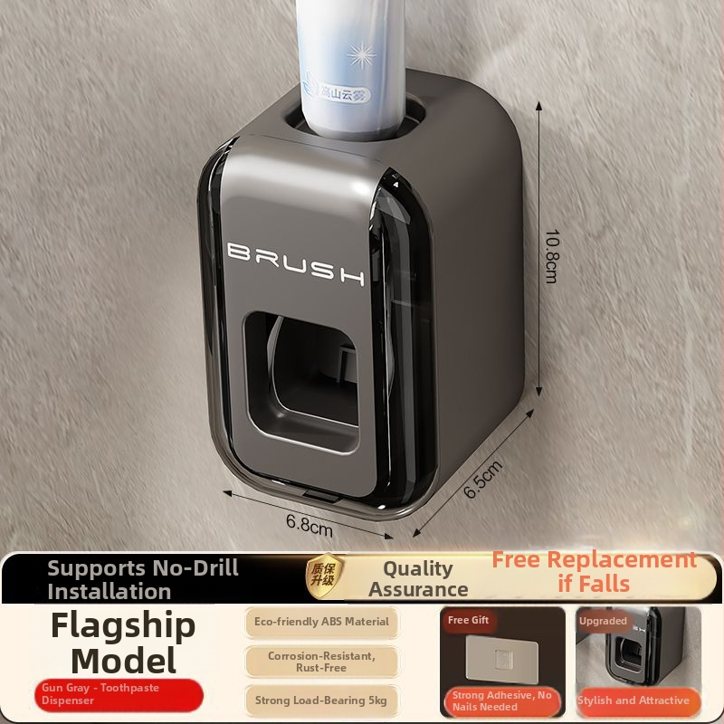 Zobu birstes turētājs, sienas montāža, bez urbšanas, alumīnijs, 2-3-4 nodalījumi, ar drukātu logotipu