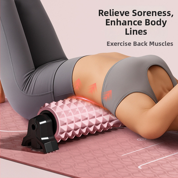 Beautiful EVA масажен ролер от пяна, стенен монтаж с вакуумни чаши за йога и дълбока декомпресия