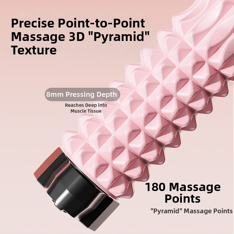 Beautiful EVA масажен ролер от пяна, стенен монтаж с вакуумни чаши за йога и дълбока декомпресия