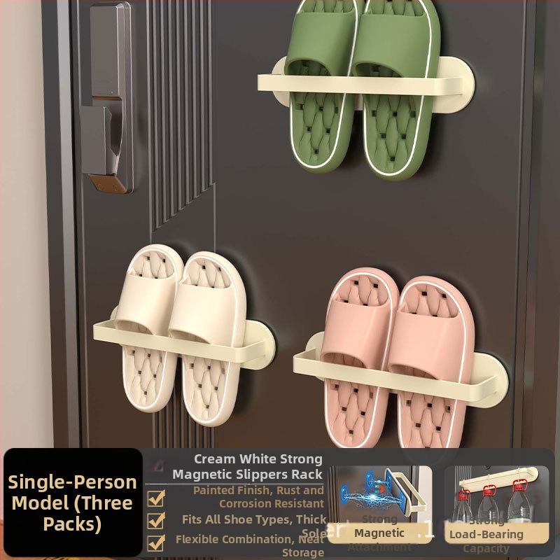 3 līmeņu magnētiska kurpju plaukts uz sienas, magnētiska uzstādīšana, bez urbšanas, no oglekļa tērauda