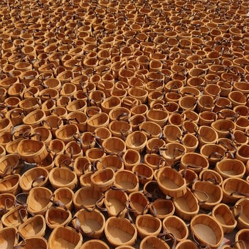 Дървена кошница за кухненско съхранение, пасторален стил, модел 7563, пускане на пазара през 2024 г.