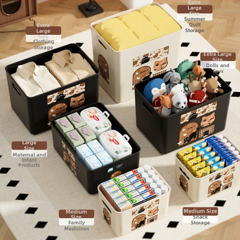 Daugiafunkcinė laikymo dėžė su dangteliu, modelis 1005, polipropilenas, tvirtinama prie sienos, 18 l talpa