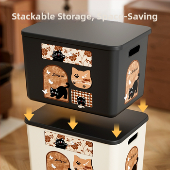 Daugiafunkcinė laikymo dėžė su dangteliu, modelis 1005, polipropilenas, tvirtinama prie sienos, 18 l talpa