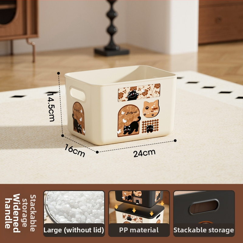 Daugiafunkcinė laikymo dėžė su dangteliu, modelis 1005, polipropilenas, tvirtinama prie sienos, 18 l talpa