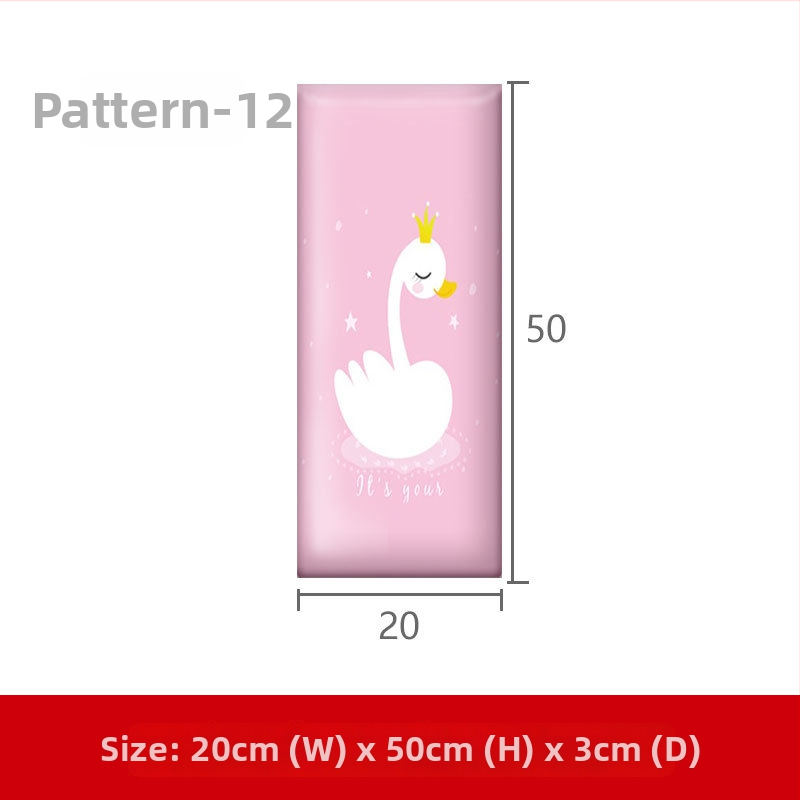 Tatami mäkké steny obklopujúce posteľ s PU kožou - moderný štýl; vhodné do obývačky, spálne, štúdia, reštaurácie, vstupu, balkóna a obchodných priestorov