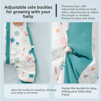 Baba hálózsák szétválasztható lábakkal, vastag téli steppelt dizájn, 100% pamut, poliészter töltet, levehető ujjak