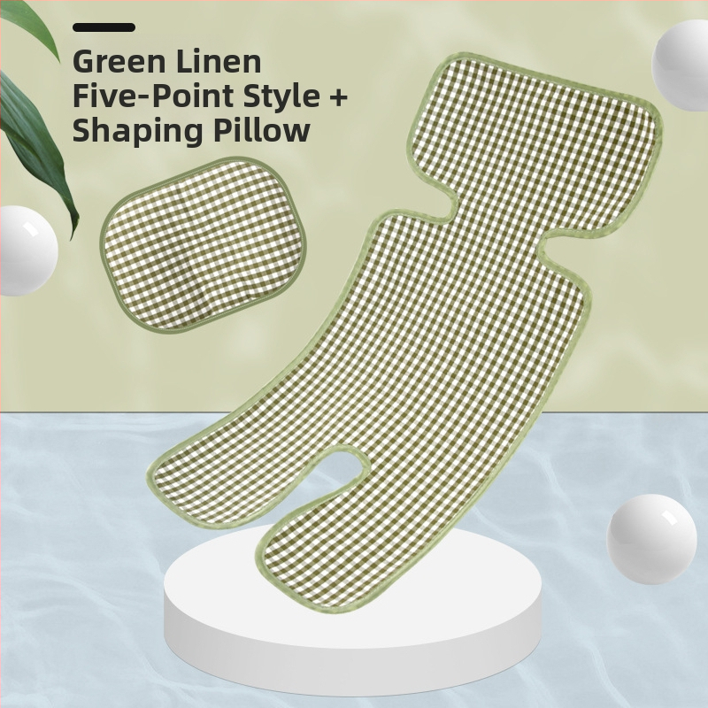 Ka Meng Bei lenvászon babakocsi ülés párna – babáknak való párna