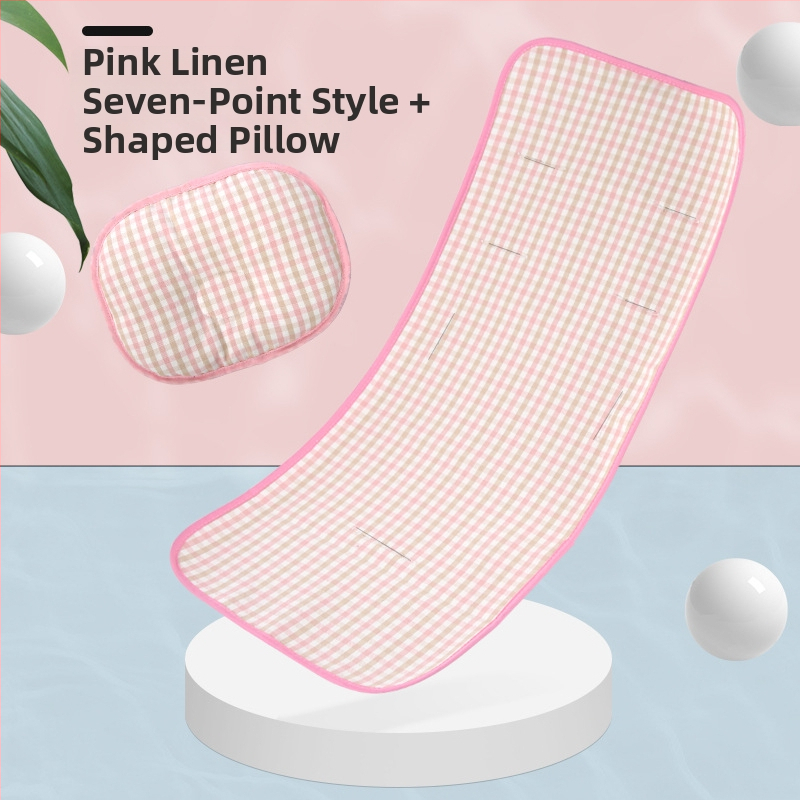 Ka Meng Bei lenvászon babakocsi ülés párna – babáknak való párna