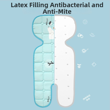 Aimeng Sedací vankúš do kočíka pre bábätká – priedušný ľan, pre 0–1 rokov, chladivý efekt
