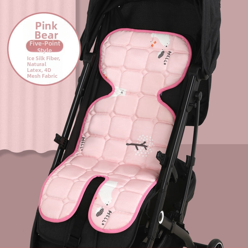 Aimeng Sedací vankúš do kočíka pre bábätká – priedušný ľan, pre 0–1 rokov, chladivý efekt