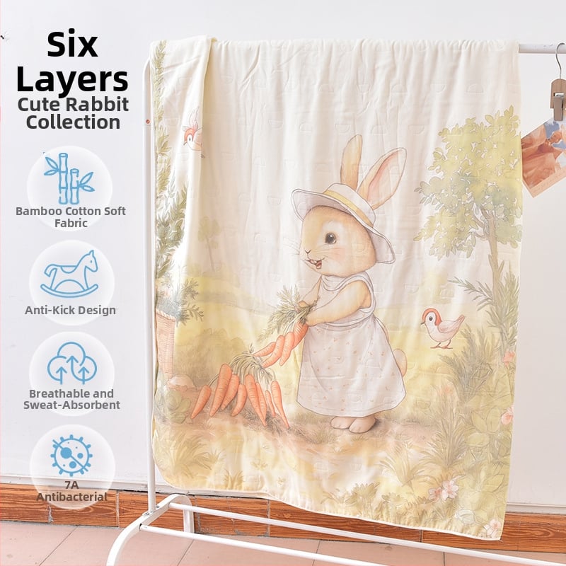 Gyerekeknek készült bambusz rostból készült hálózsák és anti-kick takaró, egész éves ágynemű, töltet: fonal, termékkód ANM2502