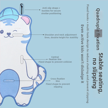 Chladiaca podložka do kočíka pre dieťa – priedušný povrch Ice Silk, bambusové vlákna, pre dieťa 1–2 roky, podložka