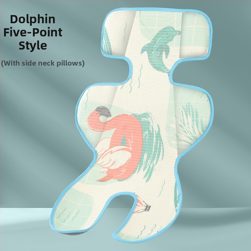 Chladiaca podložka do kočíka pre dieťa – priedušný povrch Ice Silk, bambusové vlákna, pre dieťa 1–2 roky, podložka