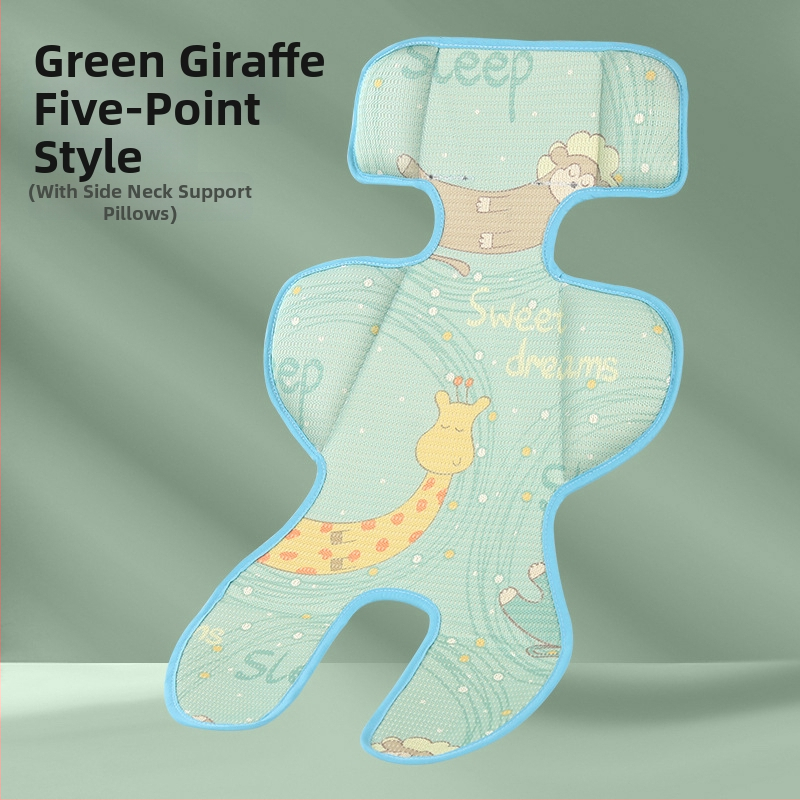 Chladiaca podložka do kočíka pre dieťa – priedušný povrch Ice Silk, bambusové vlákna, pre dieťa 1–2 roky, podložka