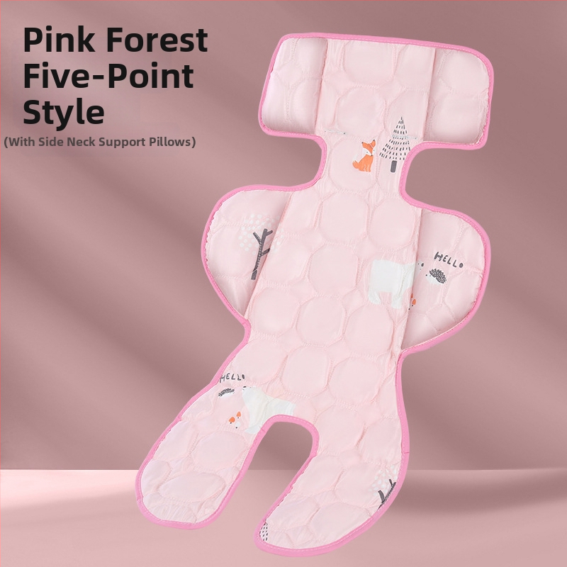 Chladiaca podložka do kočíka pre dieťa – priedušný povrch Ice Silk, bambusové vlákna, pre dieťa 1–2 roky, podložka