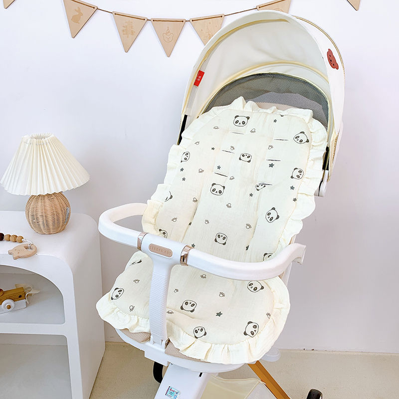 Jastučić za kolica s čipkastim uzorkom – pamukasti jastuk za bebu, sve sezone