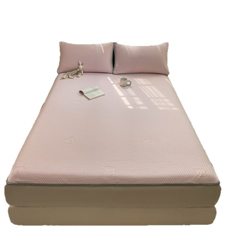 Мат за легло от вискозно влакно с ледена коприна, сгъваем и модерен стил, безопасен за бебета, принтована тъкан