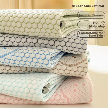3-dijelni set Ice Silk hlađenje madraca, sklopivi, perivi, s navlakom za madrac